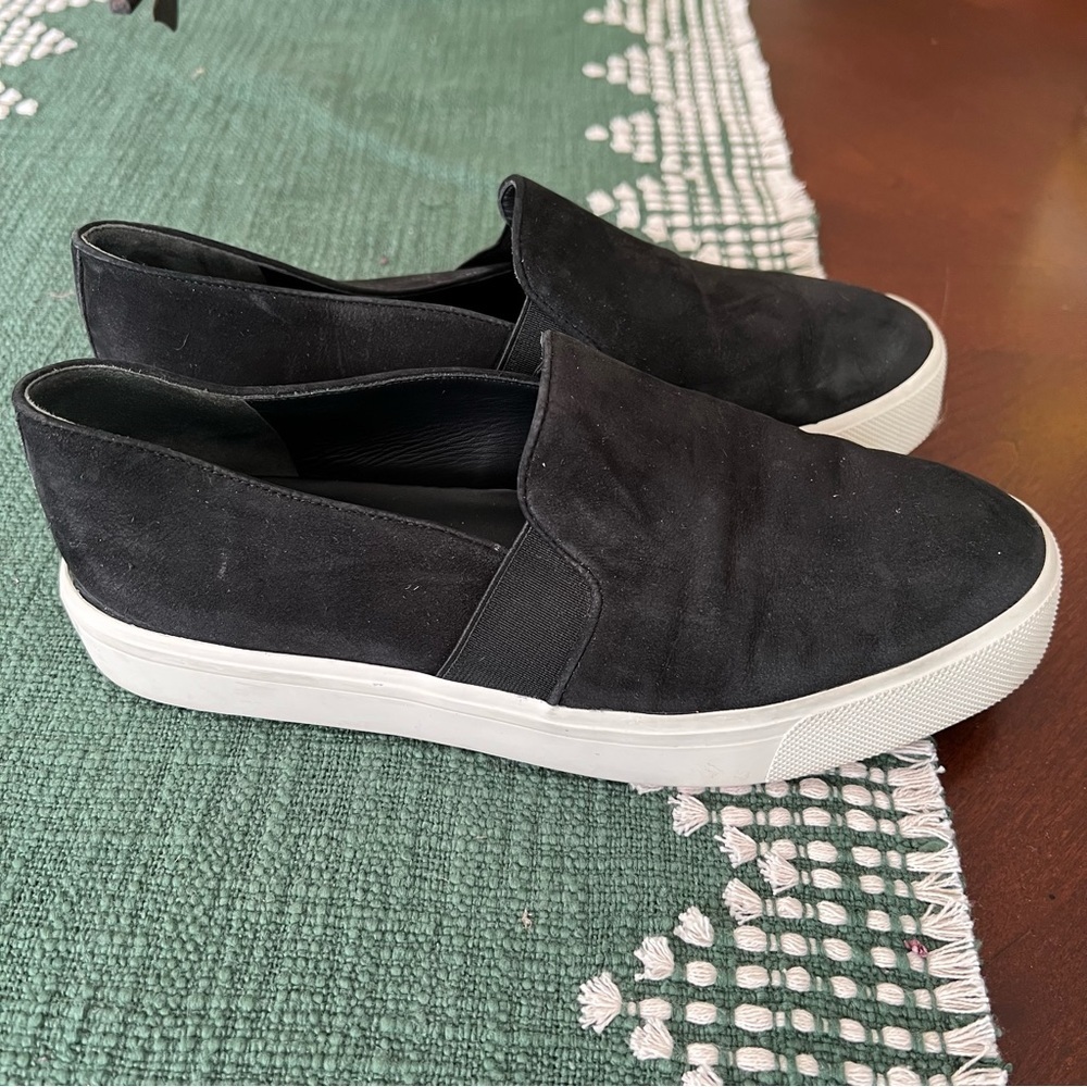 Vince Preston Suede Slip-On Sneakers - Picture 2 of 8